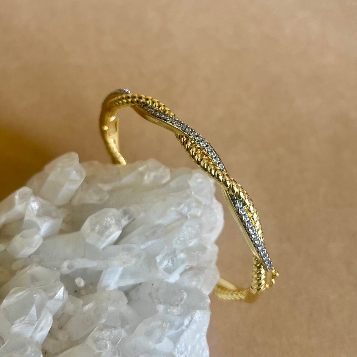 Bianca | Gold Plated Bangle