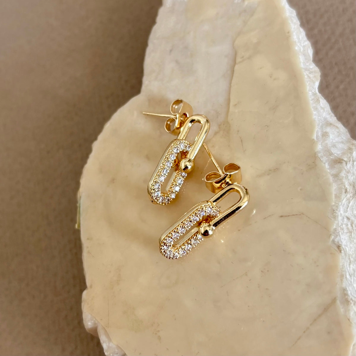 Solenya | Gold Plated Earrings