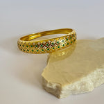 Verde | Gold Plated Bangle