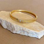 Solennea 02 | Gold Plated Bangle