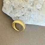 Halo | Gold Plated Ring