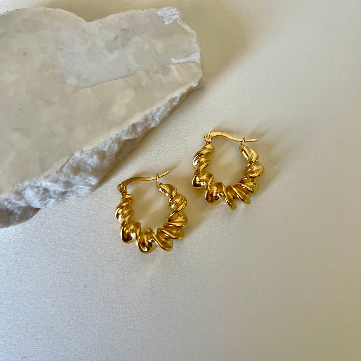 Mojessa | Gold Plated Earrings