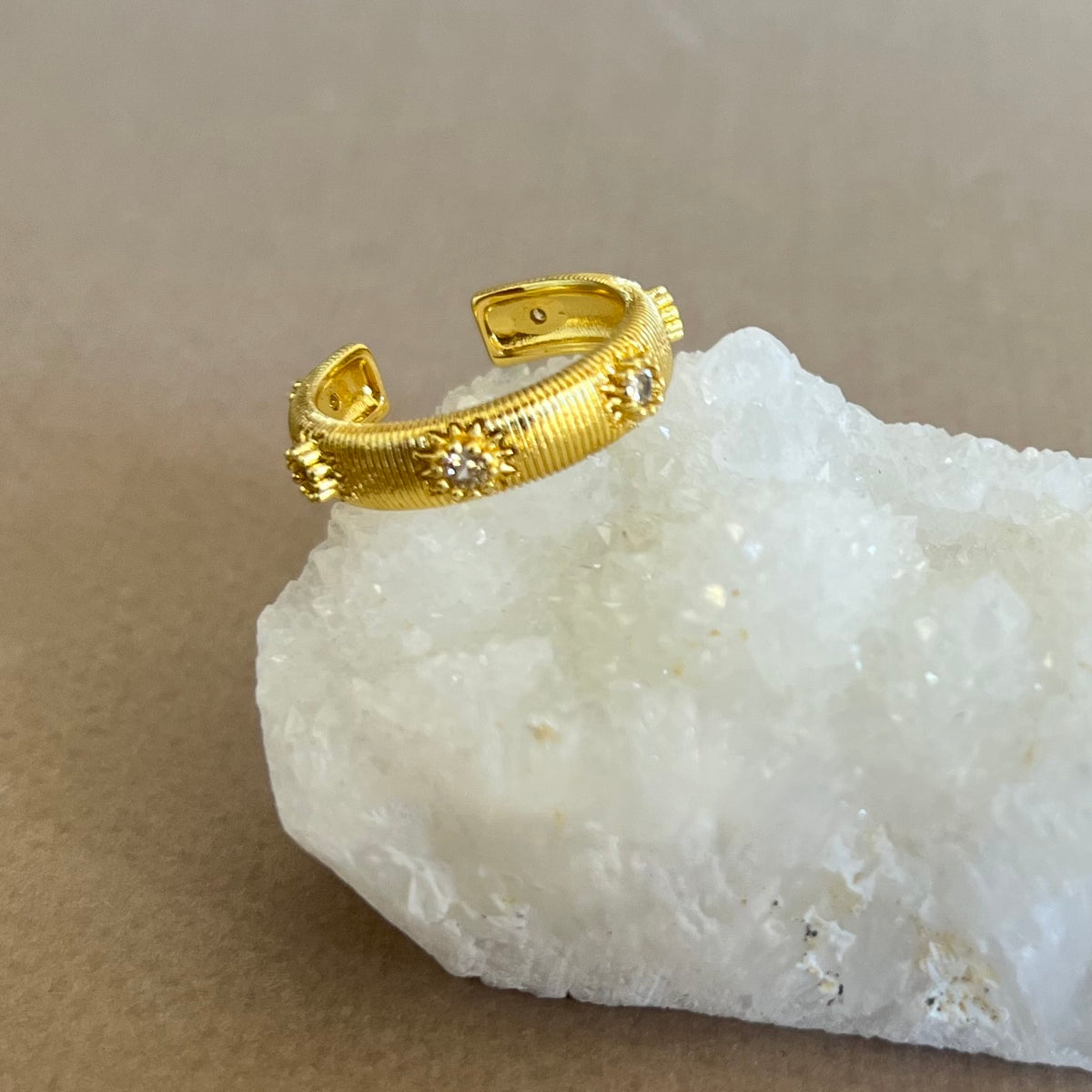 Sola 08 |Gold Plated Ring