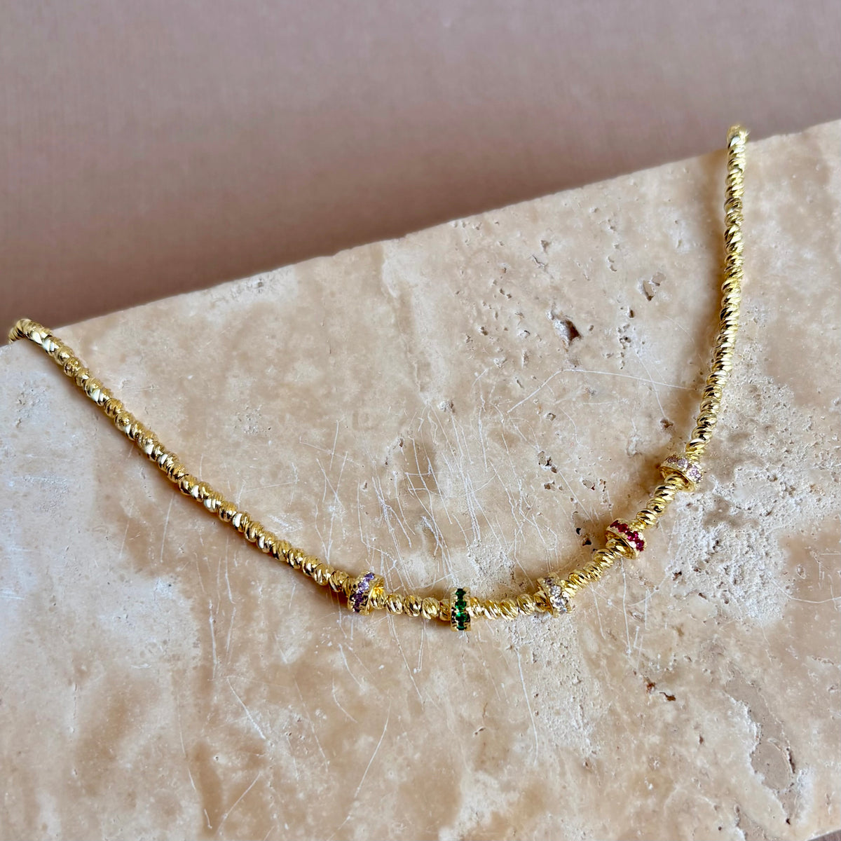 Quenor | Gold Plated Necklace