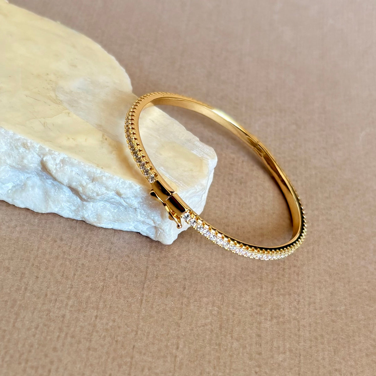 Norevia | Gold Plated Bangle