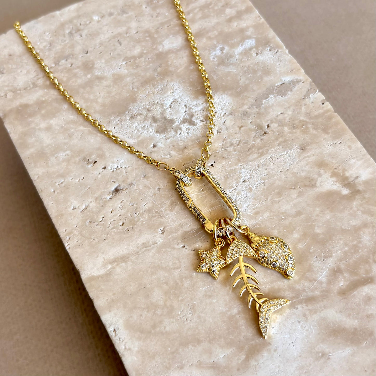 Signature 43 | Gold Plated Necklace