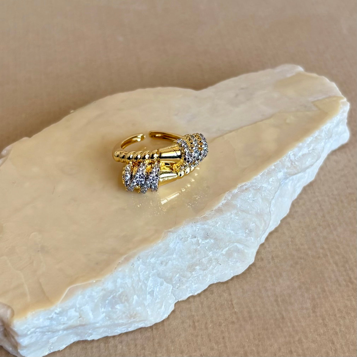 Corenya 02 | Gold Plated Ring