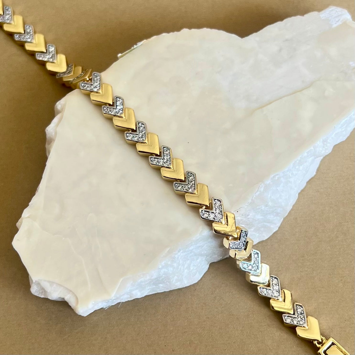 Onyx | Gold Plated Bracelet