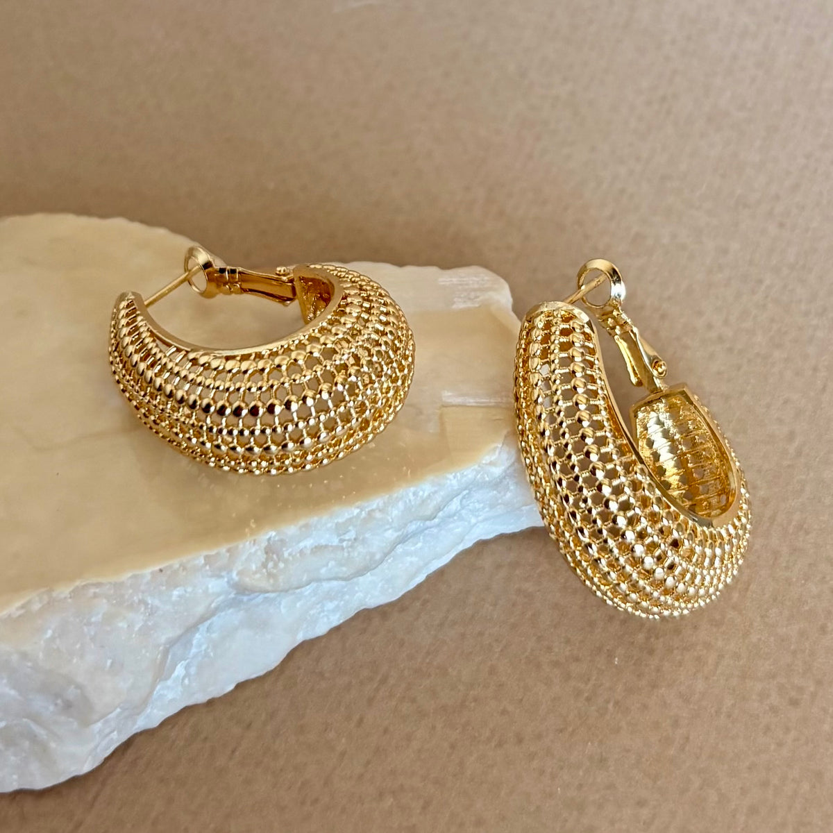Helvoria | Gold Plated Earrings