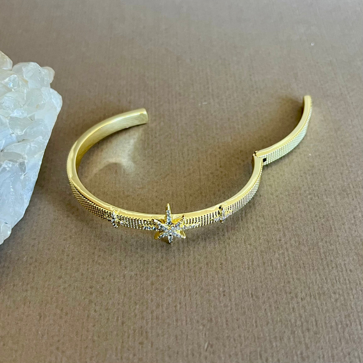 Lustre | Gold Plated Bangle