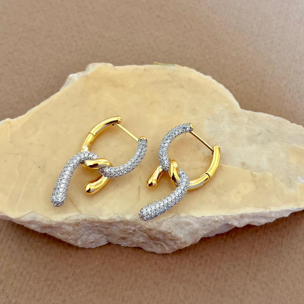 Caltira | Gold Plated Earrings