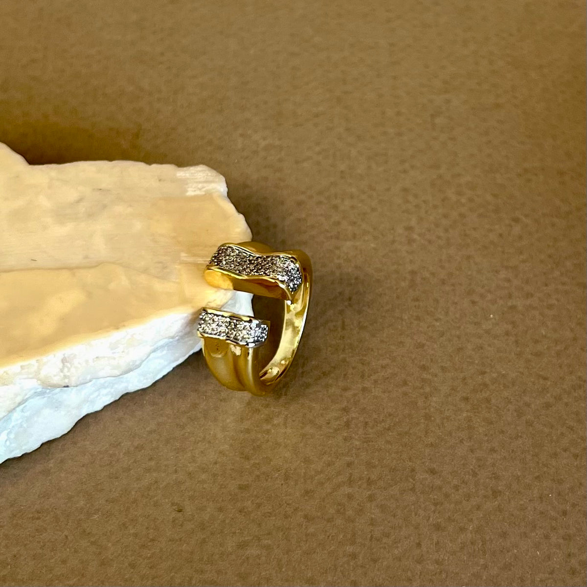 Cluster 02 | Gold Plated Ring