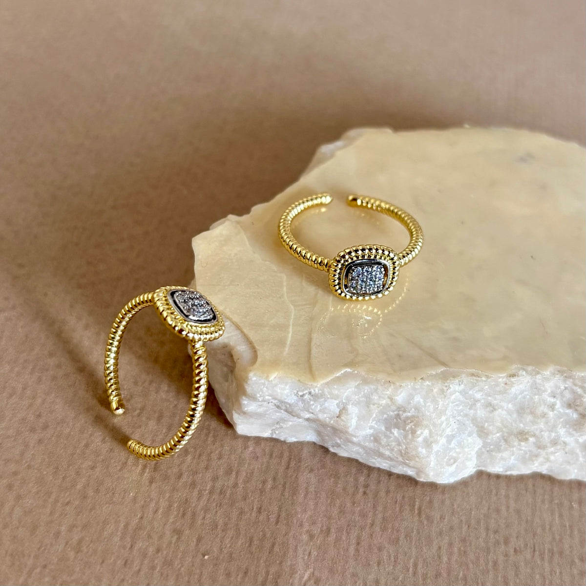 Encira 02 | Gold Plated Ring