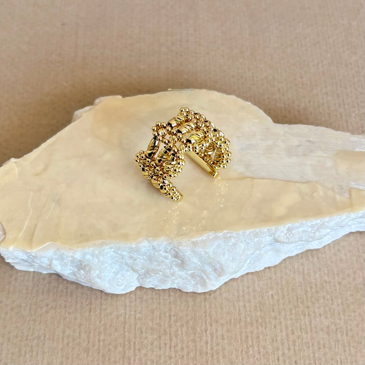 Nawar | Gold Plated Ring