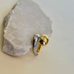 Doppio 03 | Gold Plated Ring