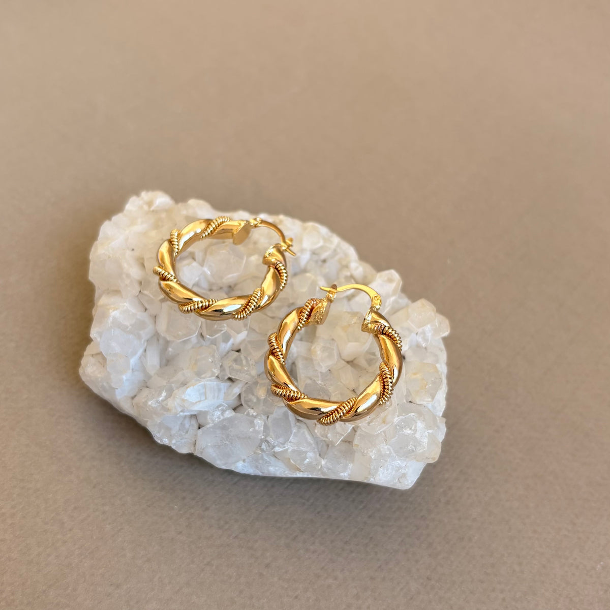Avenza | Gold Plated Earrings