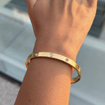 Crystal Eternity | Stainless Steel Bangle