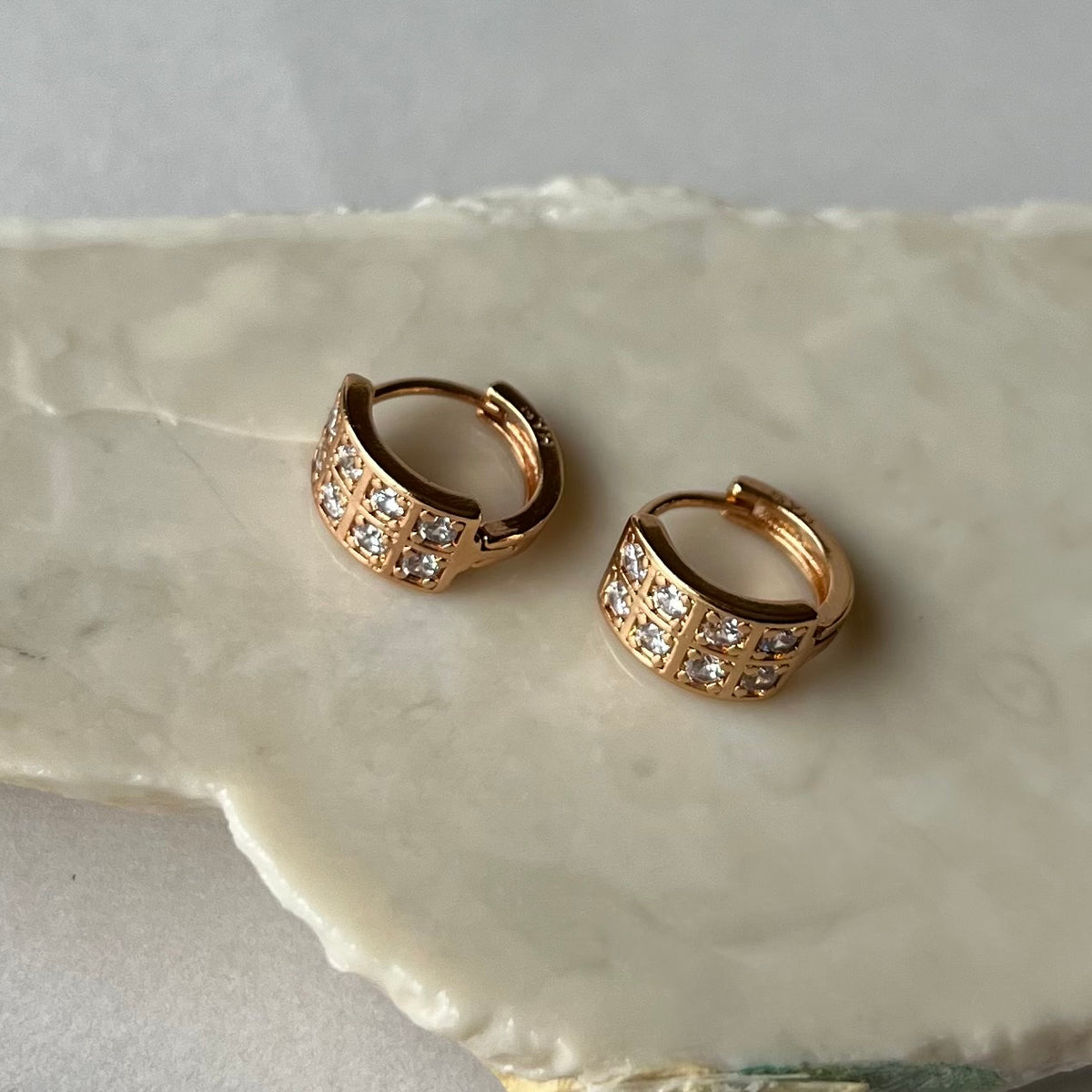 Huggies 03 | Gold Plated Earrings