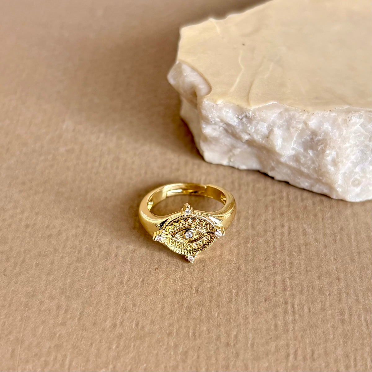 Ossa | Gold Plated Ring