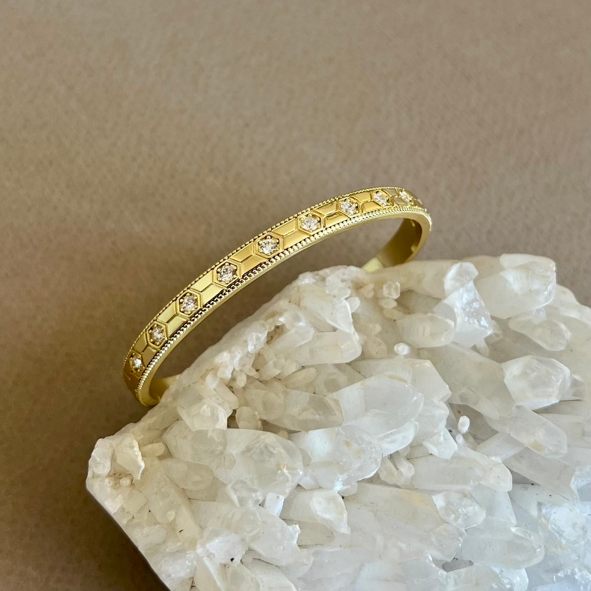 Messika 05 | Gold Plated Bangle