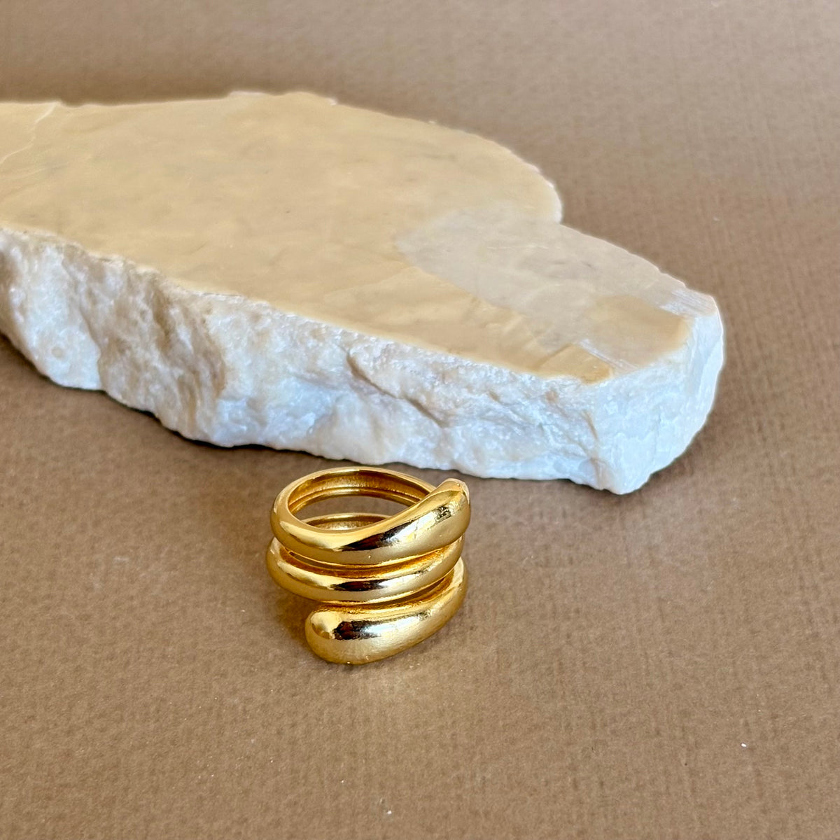Xyrel | Gold Plated Ring