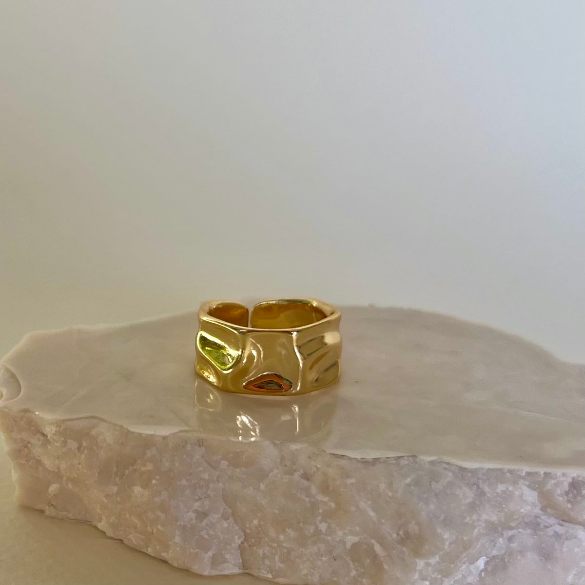 Quenzy | Gold Plated Ring