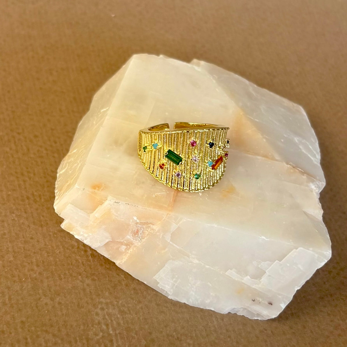 Aureon | Gold Plated Ring
