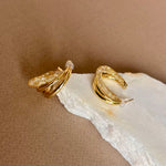 Marynara | Gold Plated Earrings