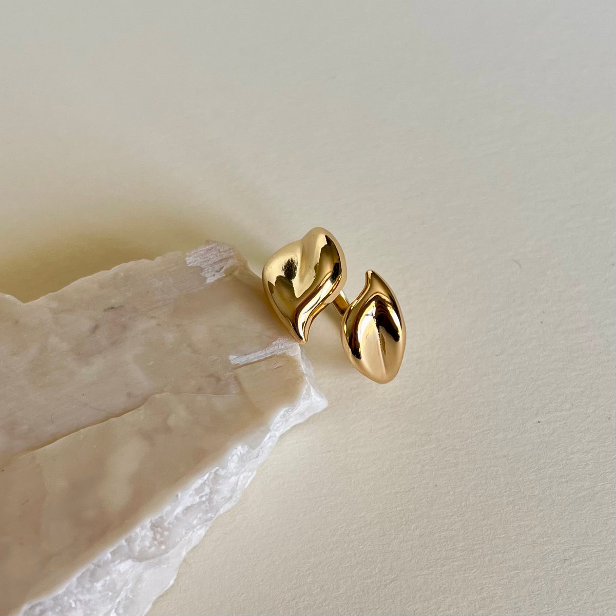 Leaf | Gold Plated Ring