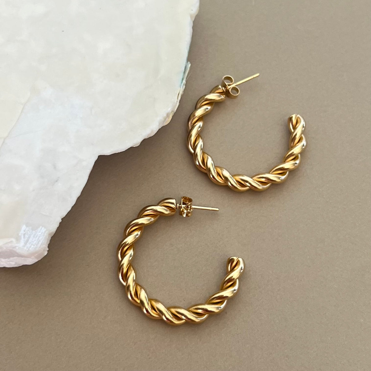 Cirelle | Gold Plated Earrings