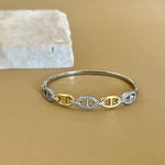 Viola | Gold Plated Bangle