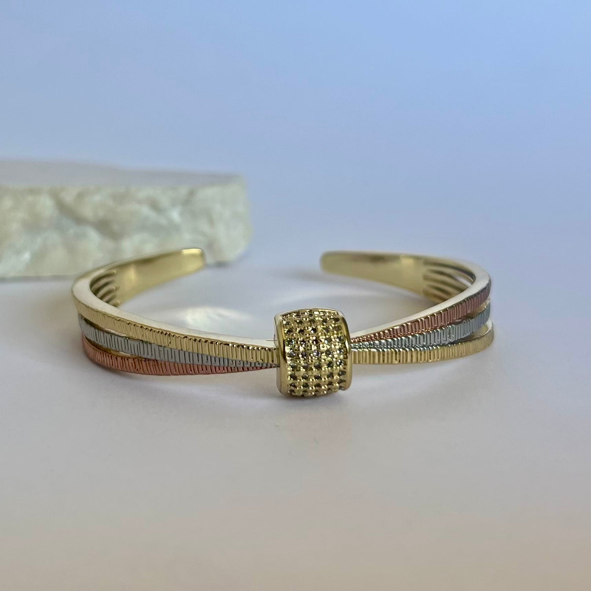 Lior | Gold Plated Bangle