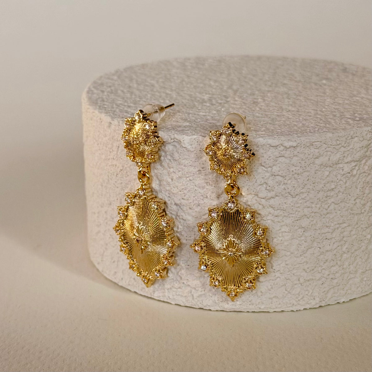 Velor | Gold Plated Earrings