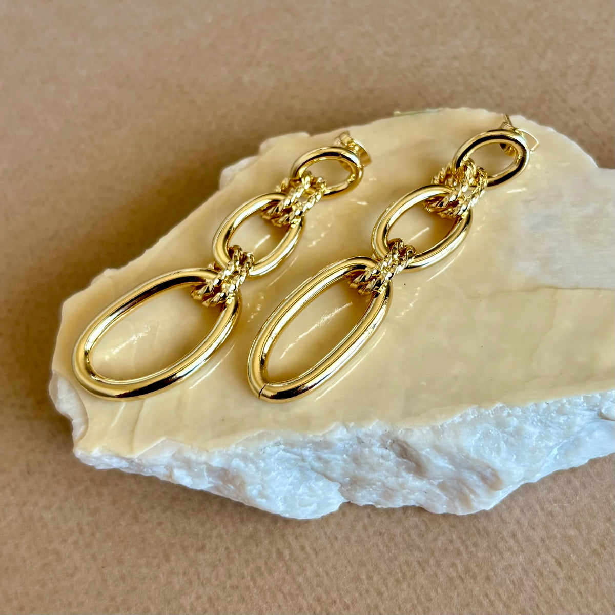 Zavrine | Gold Plated Earrings