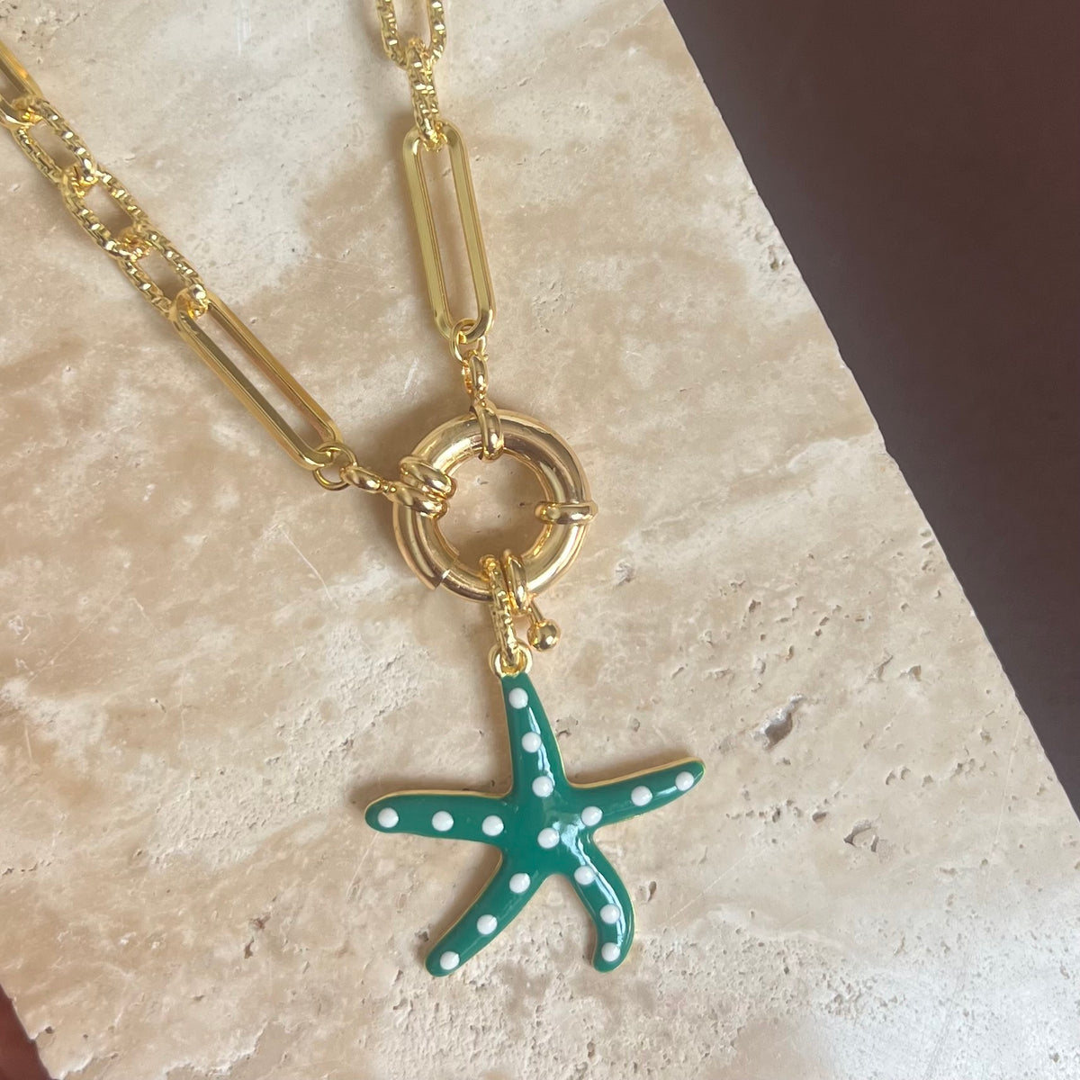 Ocean’s star 02| Gold Plated Necklace