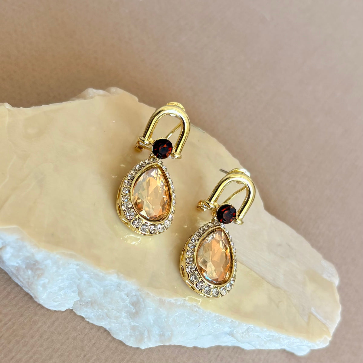 Bramira | Gold Plated Earrings