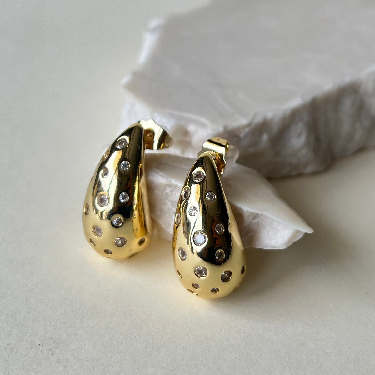 Naomi | Gold Plated Earrings