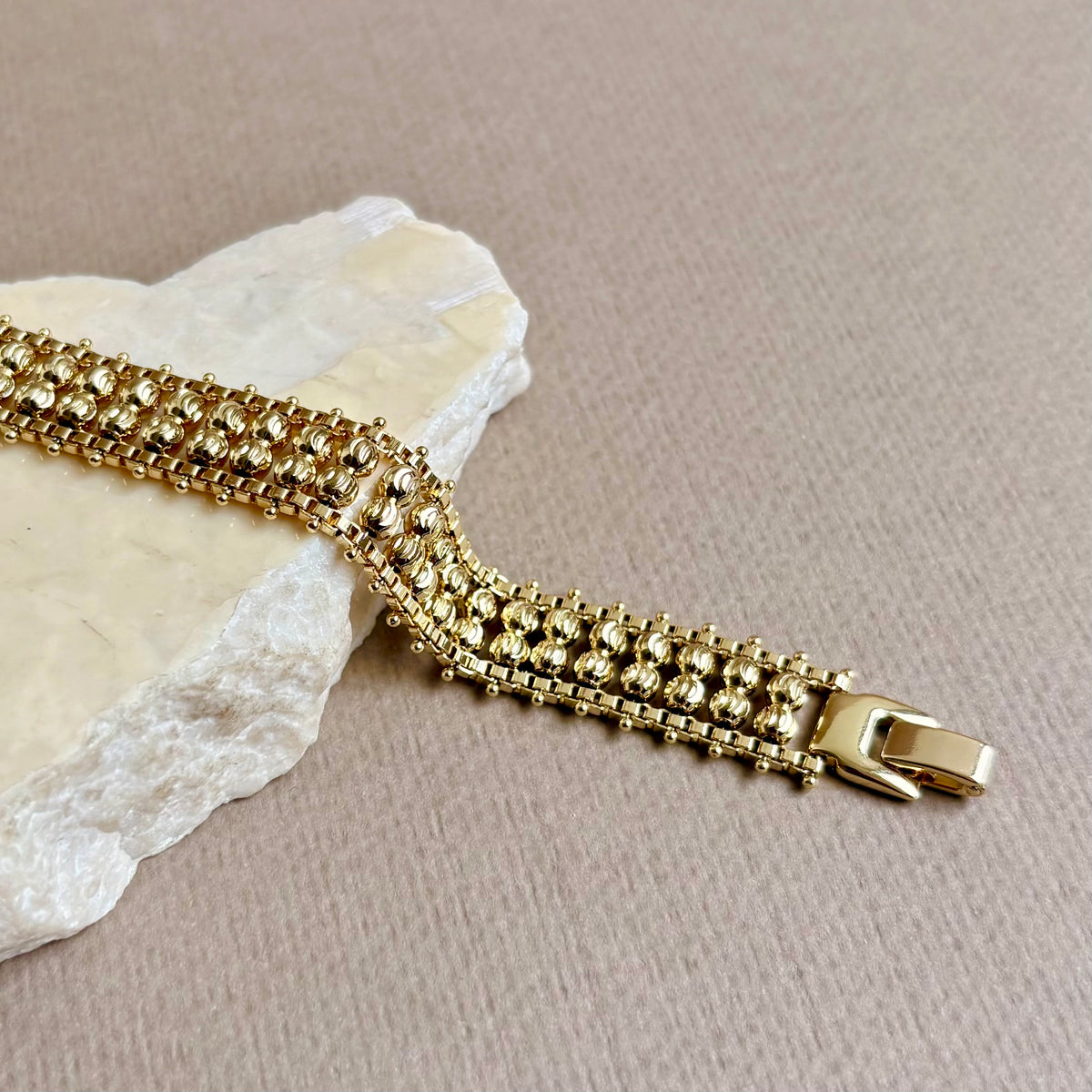 Nuvell | Gold Plated Bracelet