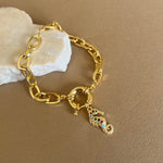 Colorful horse | Gold Plated Bracelet