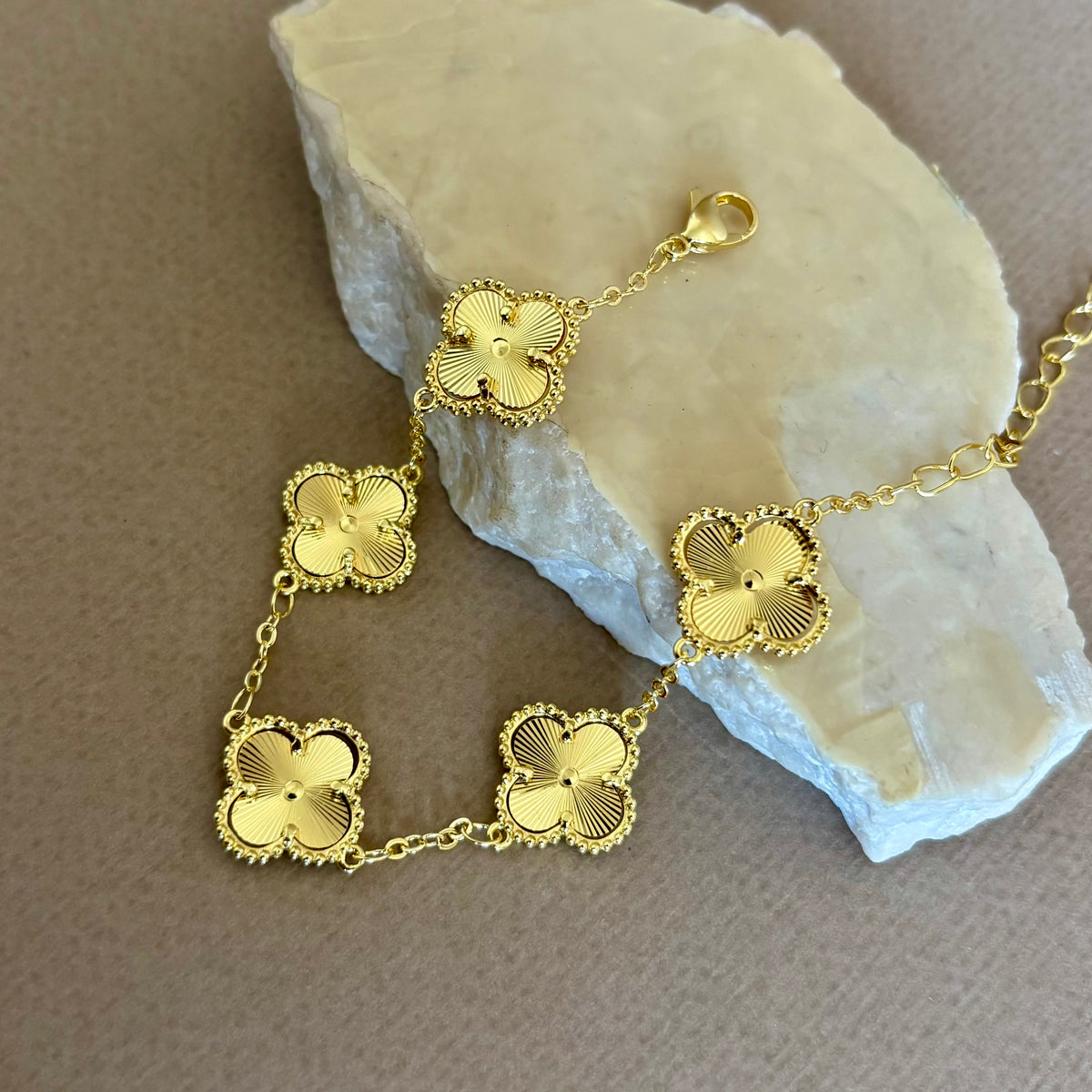 Golden Cleef | Gold Plated Bracelet