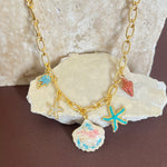 Coastal Bloom 02 | Gold Plated Necklace