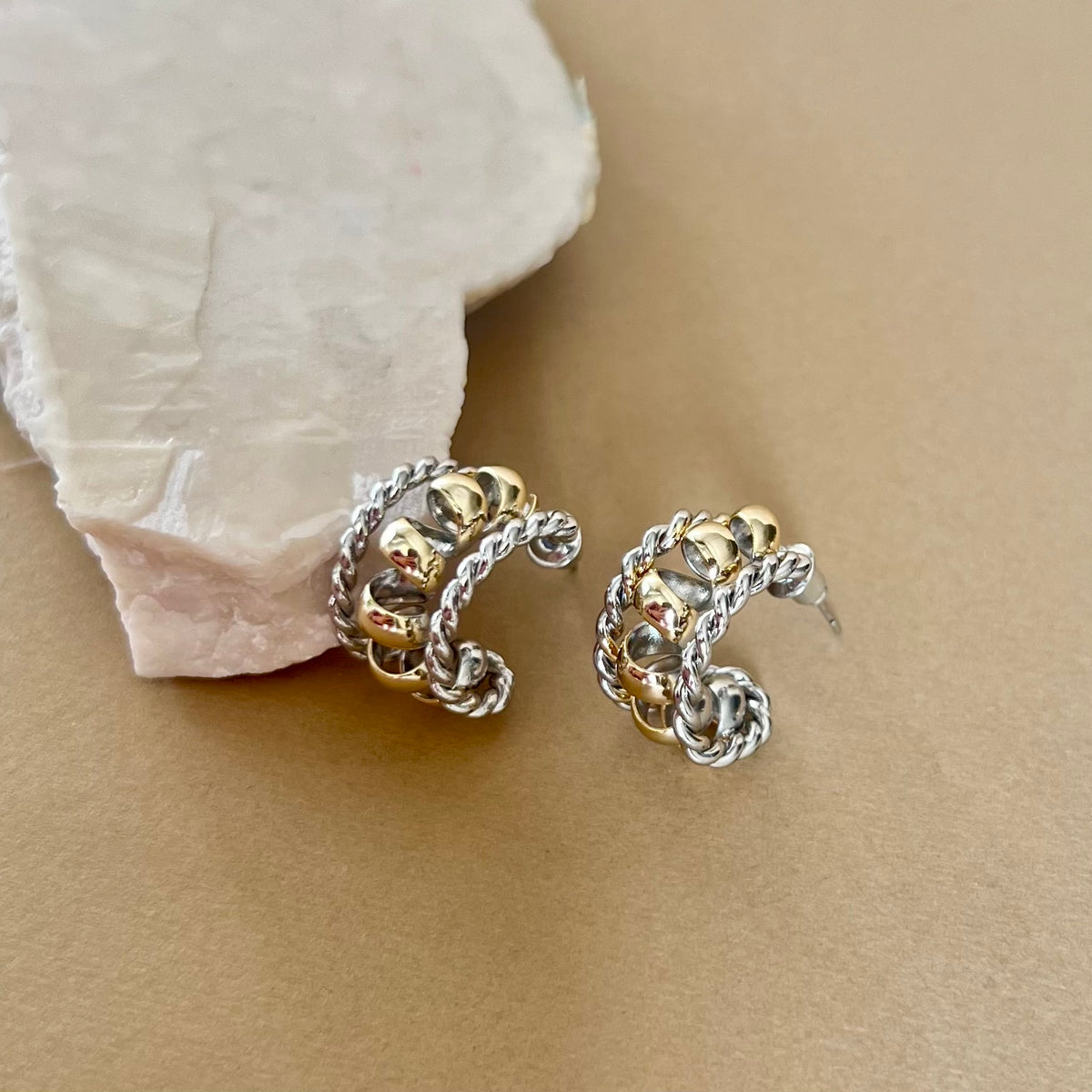 Terea | Gold Plated Earrings