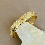 Zyra | Gold Plated Bangle