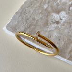 Crystal Chyodo | Gold Plated Bangle