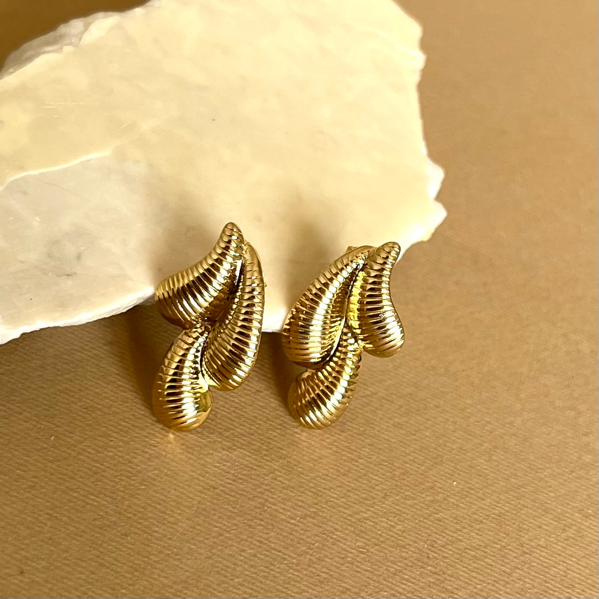 Orah | Gold Plated Earrings