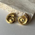 Shell | Gold Plated Earrings
