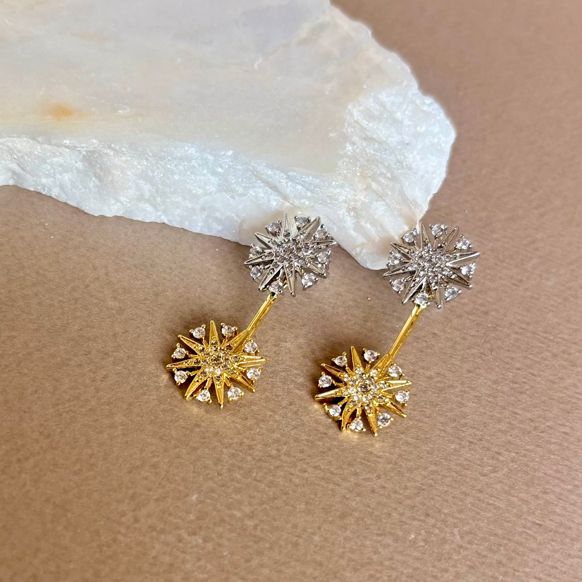 Helior | Gold Plated Earrings