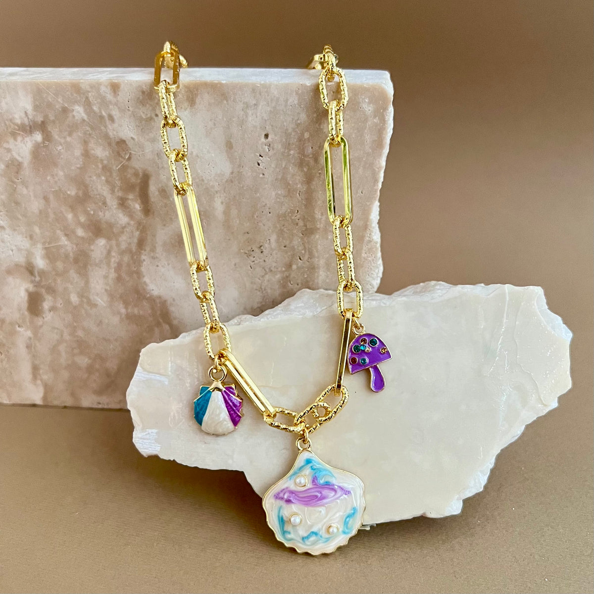 Barefoot Glow | Gold Plated Necklace