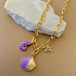 Sea Side | Gold Plated Charm Necklace
