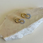 Círculos 03 | Gold Plated Earrings